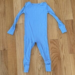 Little Legends Bamboo Ribbed footie pajamas